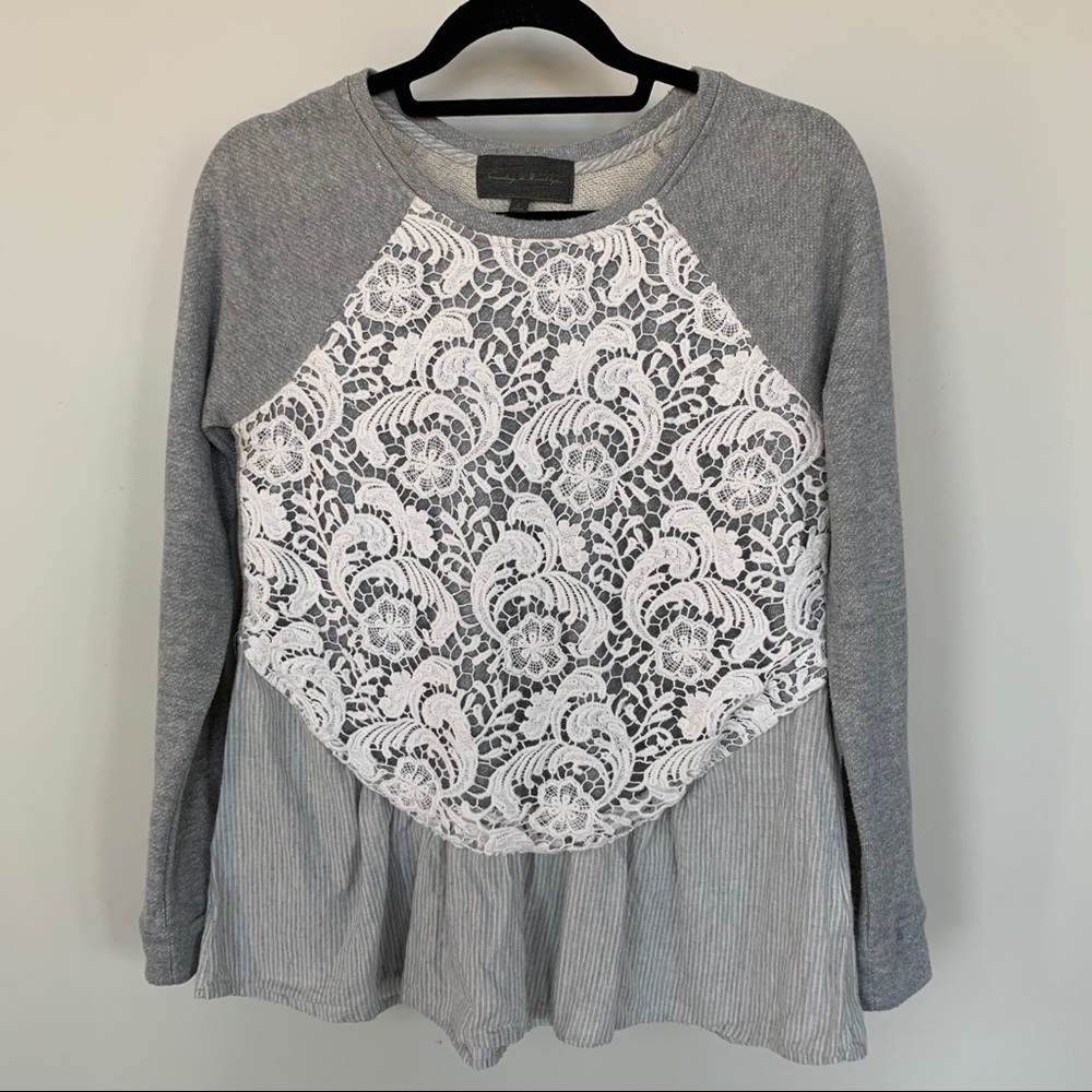 Sunday in Brooklyn Boho Style Top Size S